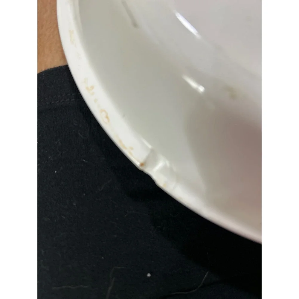 Vintage Corning Ware Blue Cornflower 9 Inch Pie Plate P-309 White Pyroceram USA‎